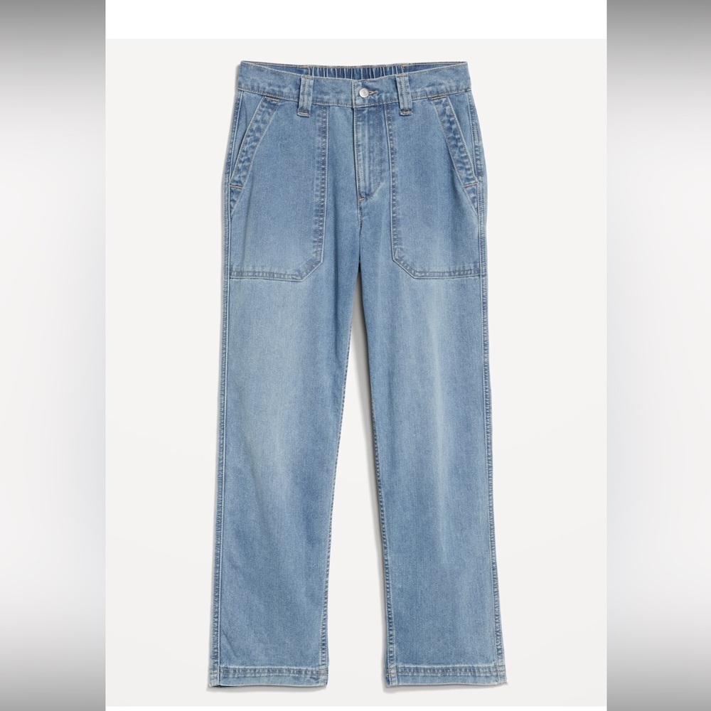 Old Navy High Waisted OGC Denim Chinos NWT